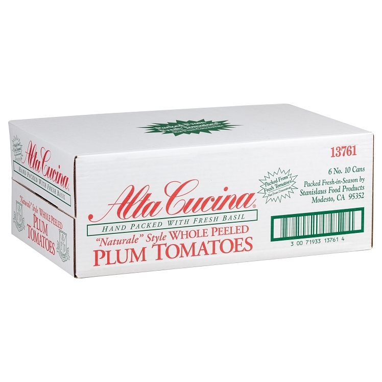 ALTA CUCINA TOMATO, WHOLE PLUM WITH BASIL IN