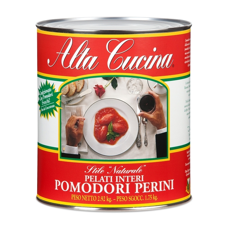 ALTA CUCINA TOMATO, WHOLE PLUM WITH BASIL IN