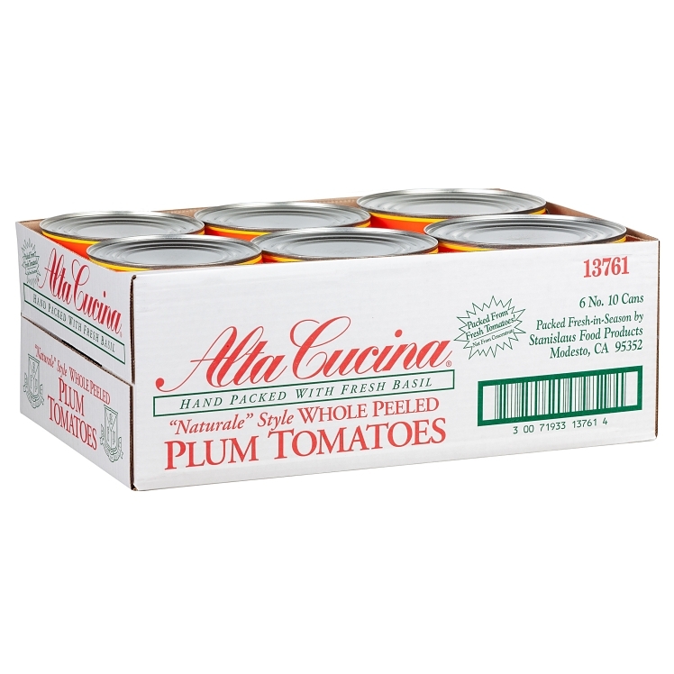 ALTA CUCINA TOMATO, WHOLE PLUM WITH BASIL IN