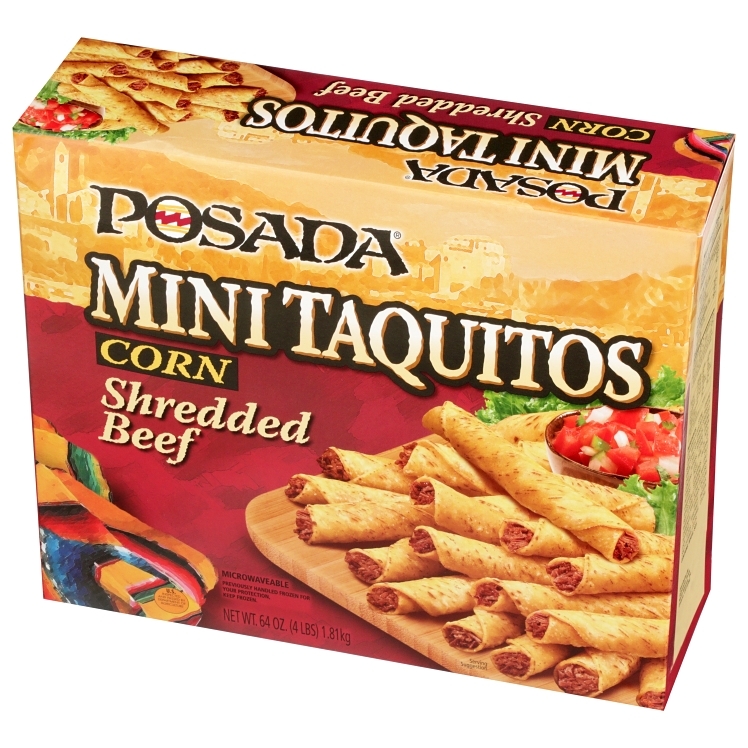 POSADA MINI SHREDDED BEEF TAQUITOS
