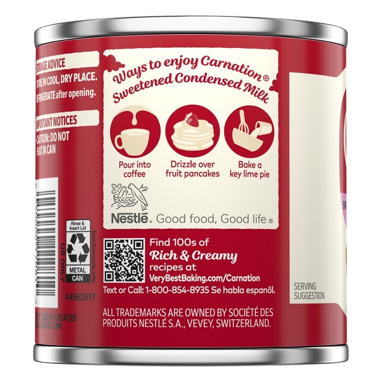CARNATION SWEETENED CONDENSED MILK