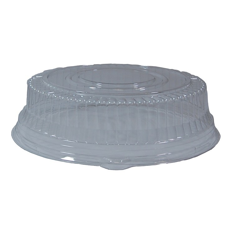 SABERT CLEAR HIGH DOME LID FOR 12 ROUND PLATTER
