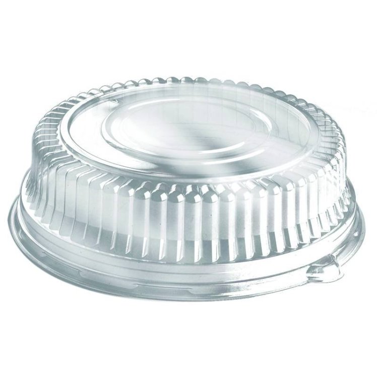 SABERT CLEAR HIGH DOME LID FOR 12 ROUND PLATTER
