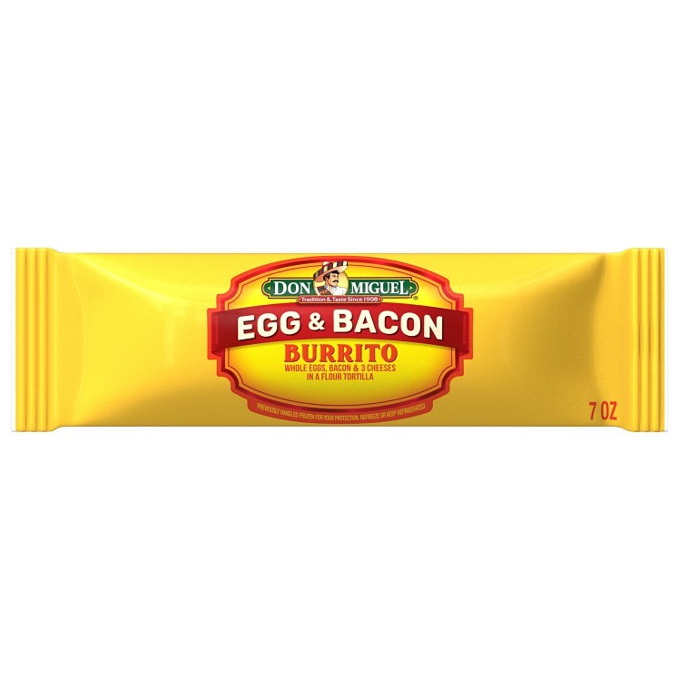 DON MIGUEL MEXICAN FOODS BREAKFAST BURRITO BACON & EGG