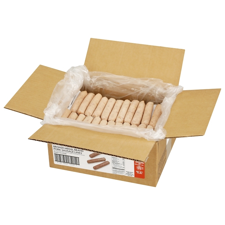 SMITHFIELD BRONZE MEDAL SAUSAGE LINKS SKIN ON 1 OZ 13339