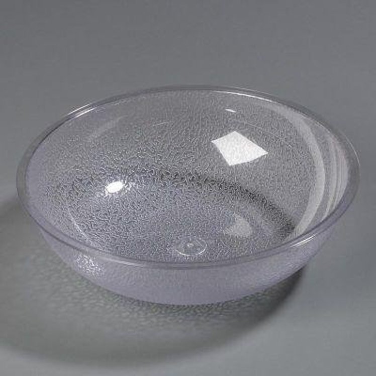CARLISLE FOODSERVICE PRODUCTS SALAD BOWL 3 QUART POLYCARBONATE CLEAR ROUND