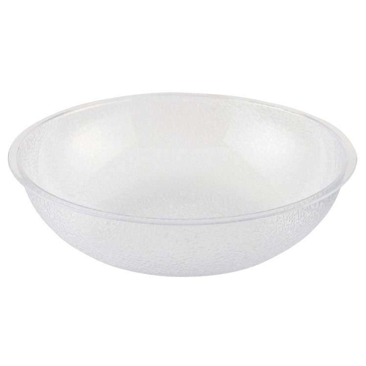CARLISLE FOODSERVICE PRODUCTS SALAD BOWL 3 QUART POLYCARBONATE CLEAR ROUND