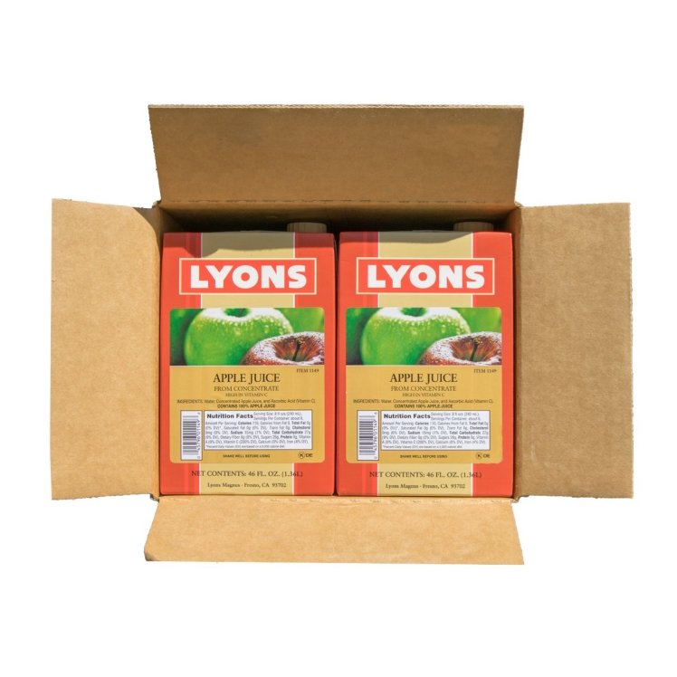 LYONS MAGNUS APPLE JUICE