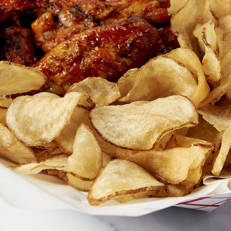 CHEF'S LINE CHIP SLICED POTATO SKIN ON 1/10