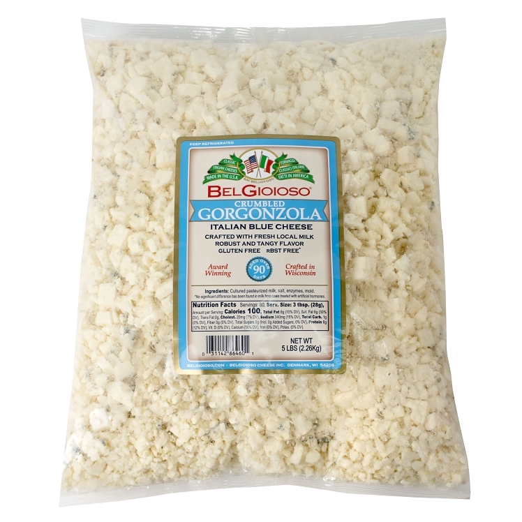 BELGIOIOSO GORGONZOLA CRUMBLED CHEESE
