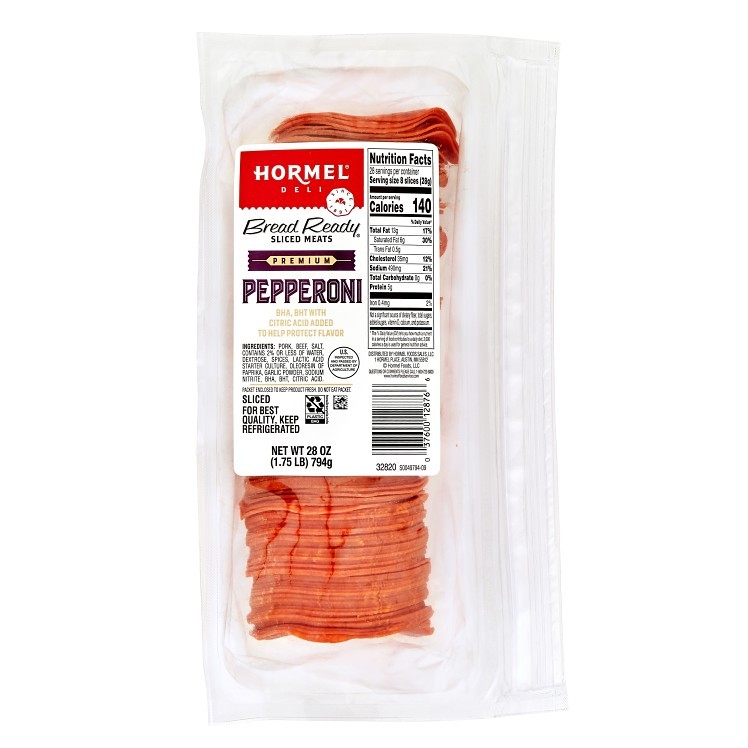 BREAD READY PEPPERONI PORK BEEF SLICED 8 COUNT