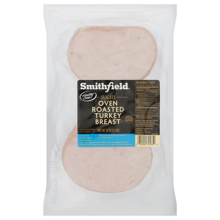 SMITHFIELD HEALTHY ONES SLICED OVEN ROASTED TURKEY