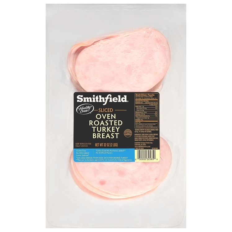 SMITHFIELD HEALTHY ONES SLICED OVEN ROASTED TURKEY
