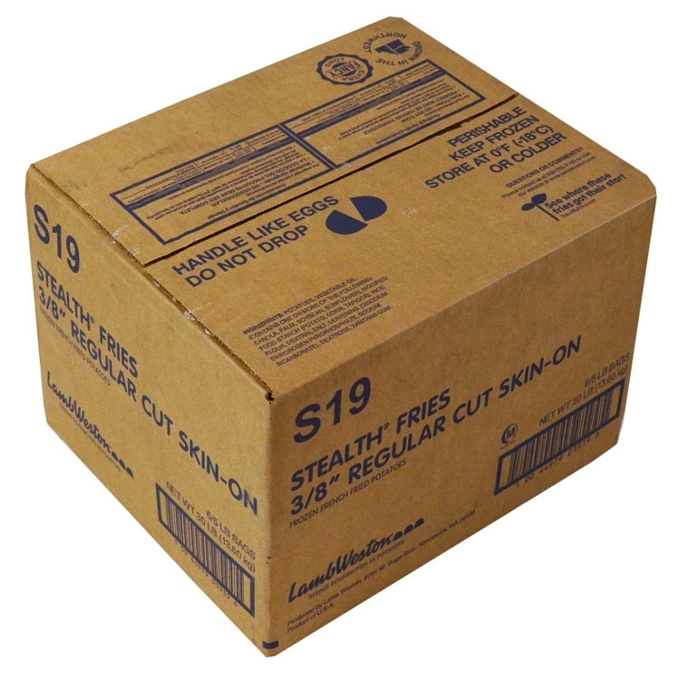 LAMB WESTON STEALTH 3/8-INCH REGULAR SKIN ON FRENCH FRY