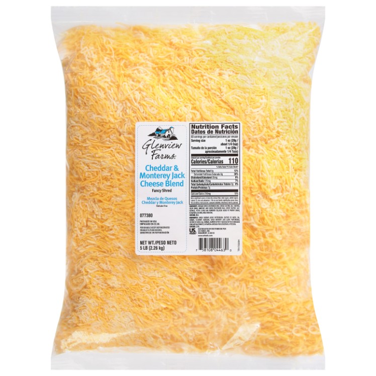 GLENVIEW FARMS CHEESE CHEDDAR JACK FANCY SHRED
