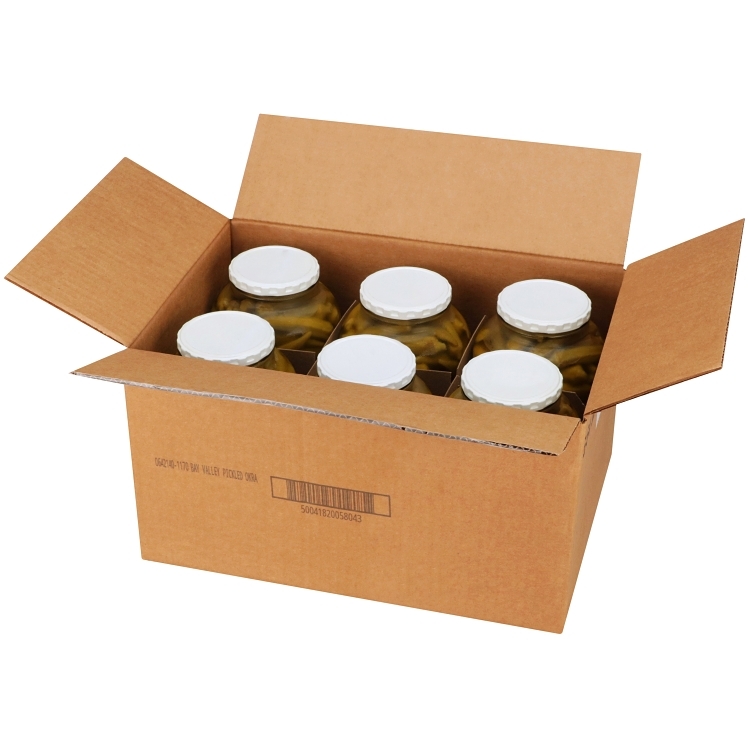 BAY VALLEY FOODS PREMIUM DILL PICKLED WHOLE OKRA IN GLASS CANNED