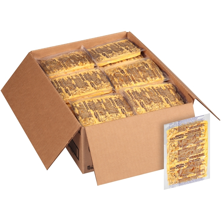 KRAFT MACARONI & CHEESE CHEDDAR PARCOOKED SINGLE SERVING BOIL IN BAG