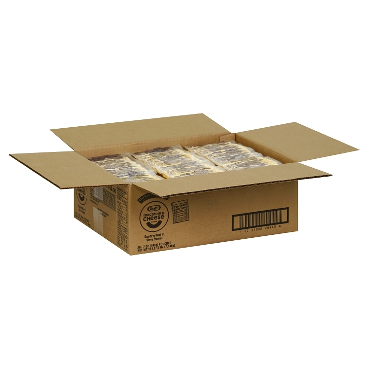 KRAFT MACARONI & CHEESE CHEDDAR PARCOOKED SINGLE SERVING BOIL IN BAG