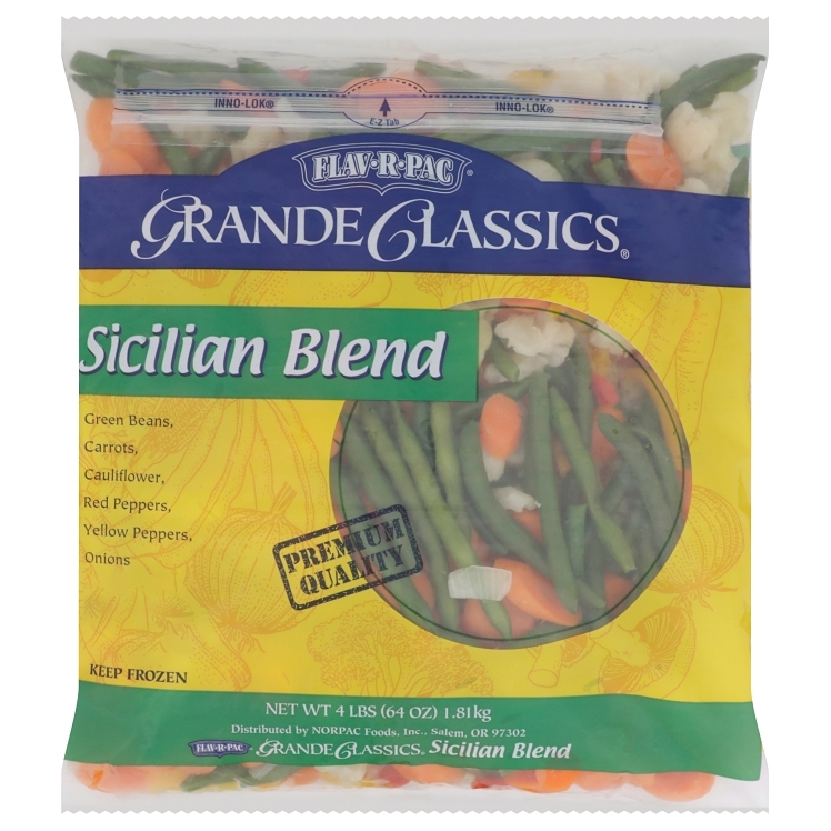 FLAV-R-PAC GRANDE CLASSICS SICILIAN VEGETABLE BLEND