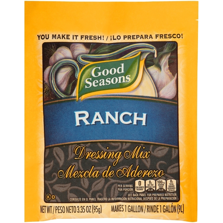 MIX, DRSG RANCH 1 GAL YLD PKT