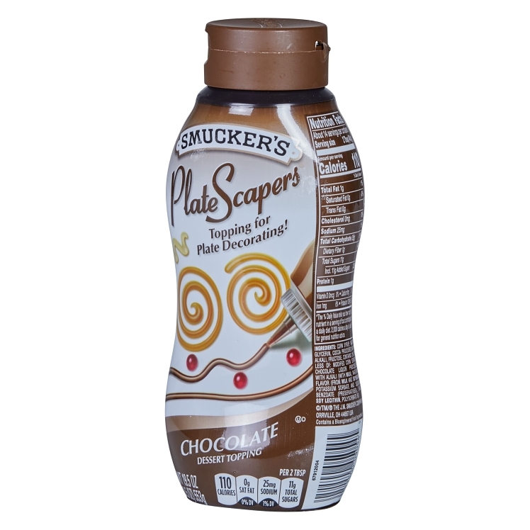 PLATESCAPERS CHOCOLATE SAUCE LIQUID SQUEEZE BOTTLE