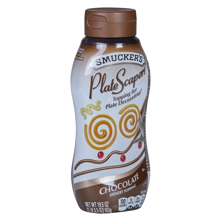 PLATESCAPERS CHOCOLATE SAUCE LIQUID SQUEEZE BOTTLE