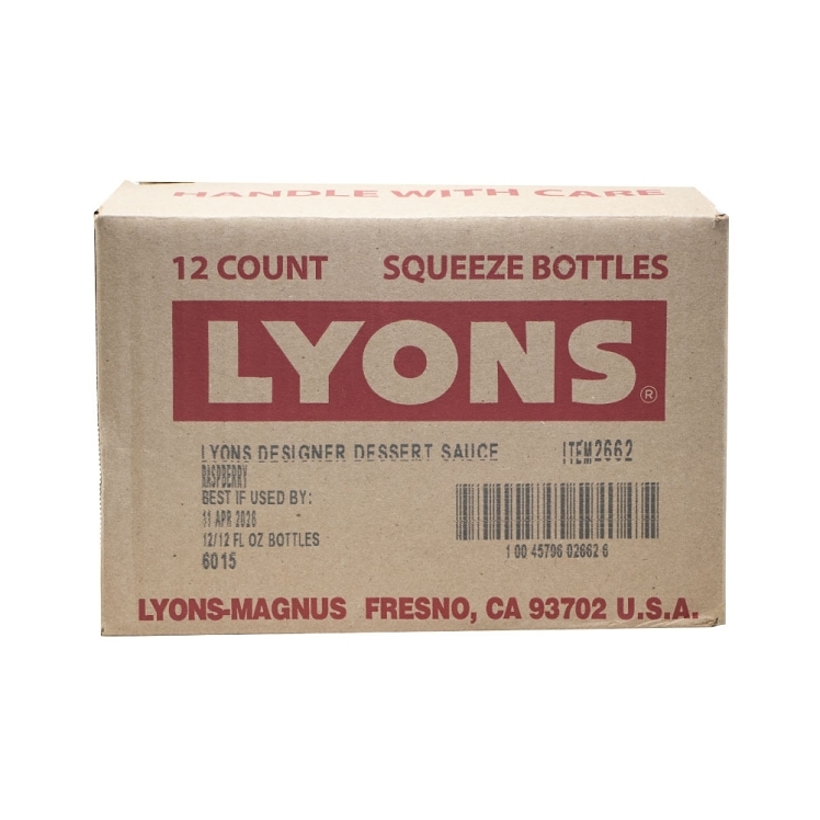 LYONS MAGNUS RASPBERRY DESIGNER DESSERT SAUCE