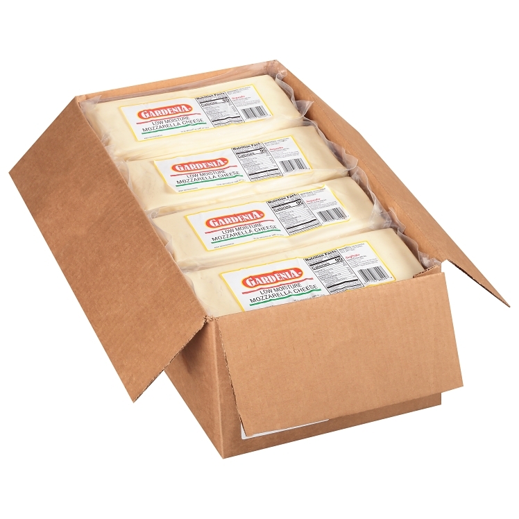 GARDENIA LOW MOISTURE WHOLE MILK MOZZARELLA  LOAF