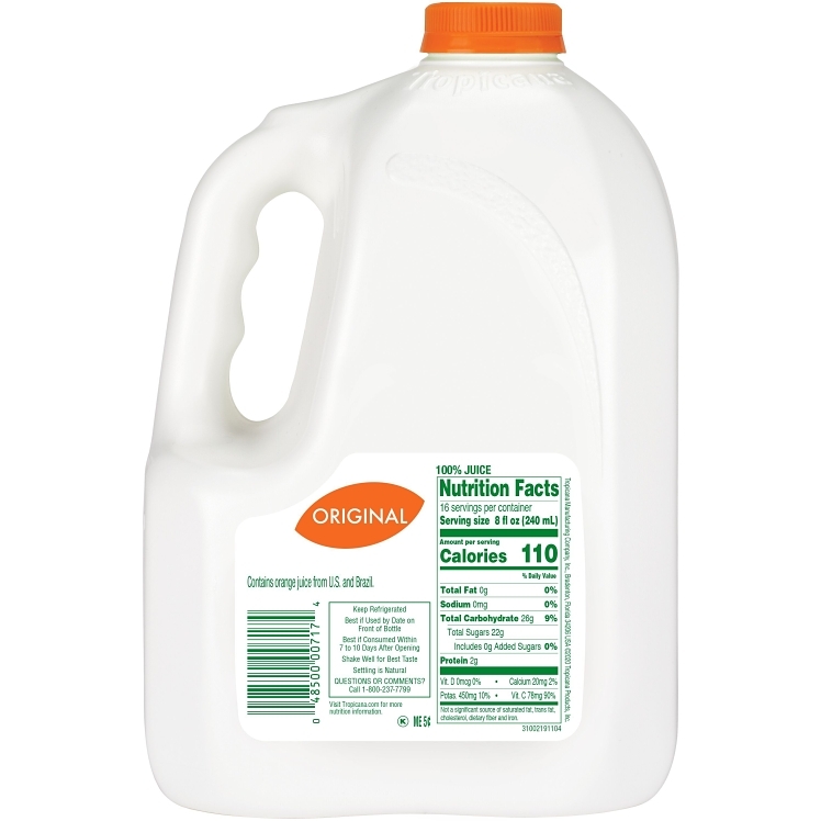 TROPICANA ORANGE JUICE 100%
