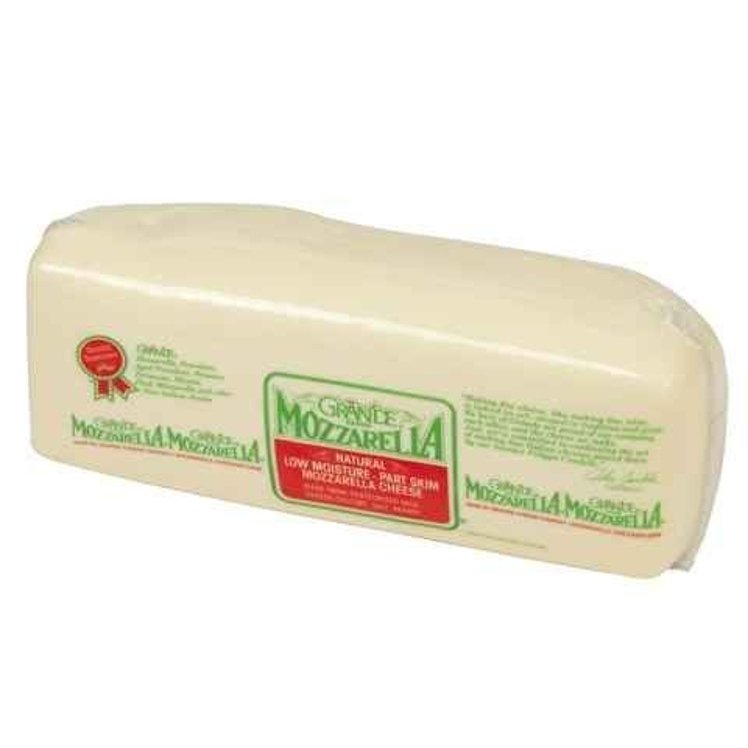 GRANDE  MOZZARELLA CHEESE LOAF LOW MOISTURE PART SKIM