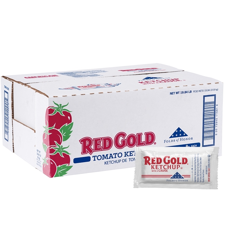 RED GOLD KETCHUP PACKETS