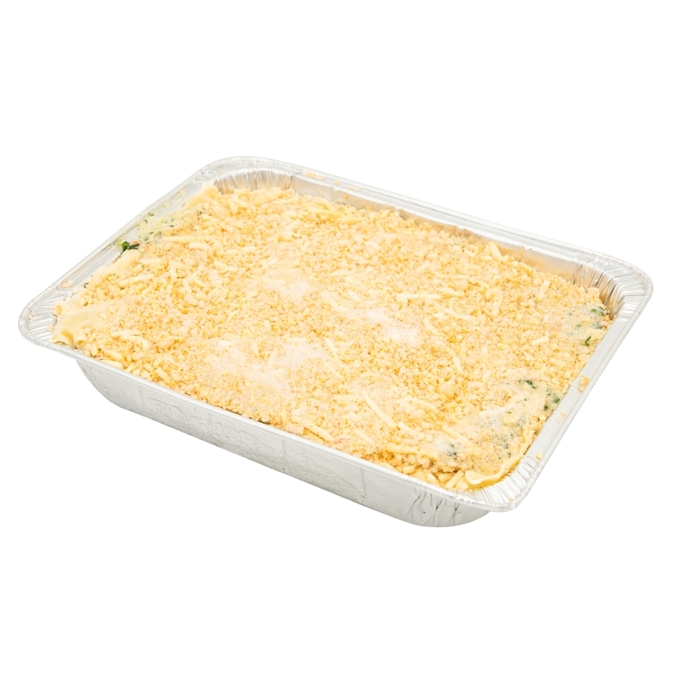 MOLLY'S KITCHEN VEGETARIAN LASAGNA TRAY FROZEN  PRECOOKED