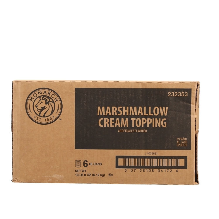 MONARCH TOPPING MARSHMALLOW CREAM READY TO USE
