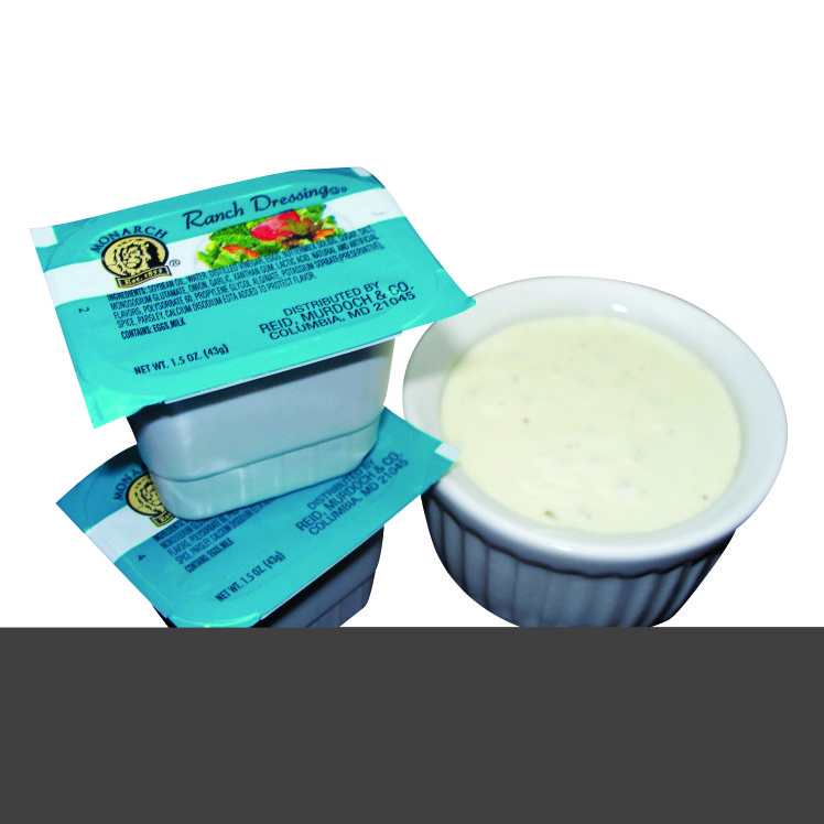 MONARCH SINGLE SERVICE CUP SHELF RANCH DRESSING