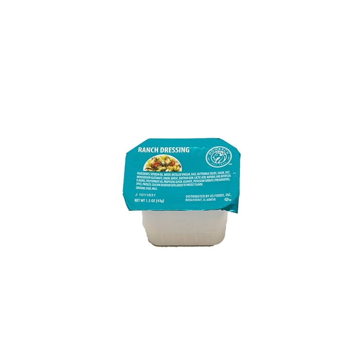 MONARCH SINGLE SERVICE CUP SHELF RANCH DRESSING