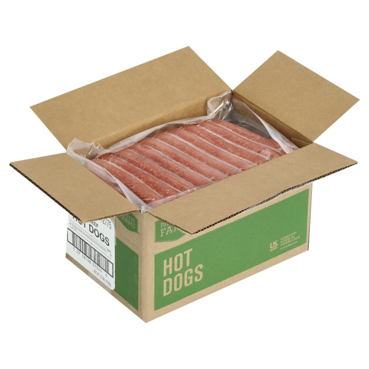 PATUXENT FARMS ALL BEEF HOT DOGS 6 INCH 8/1