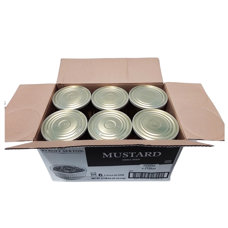 RYKOFF SEXTON MUSTARD WHOLE GRAIN CAN