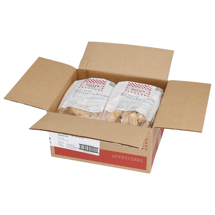 MOLLY'S KITCHEN BATTERED MOZZARELLA CHEESE STICKS