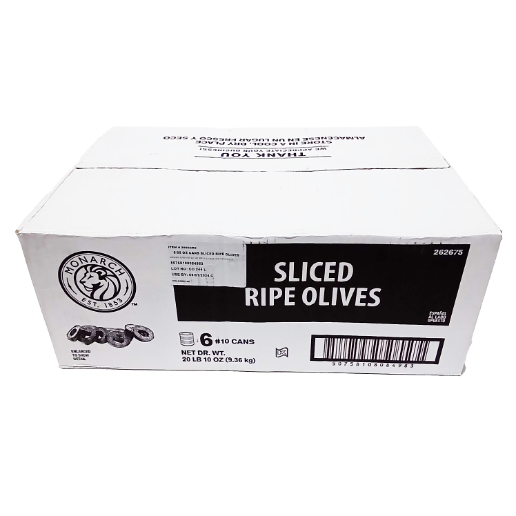 MONARCH OLIVE, RIPE SLICED SHELF STABLE