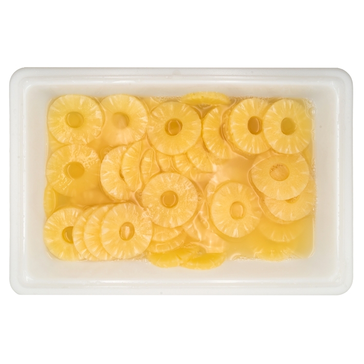 HARVEST VALUE PINEAPPLE, SLICED IN JUICE 50-71