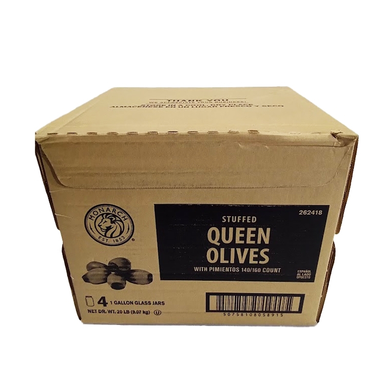 MONARCH OLIVE, GREEN QUEEN STUFFED WITH PIMENTOS