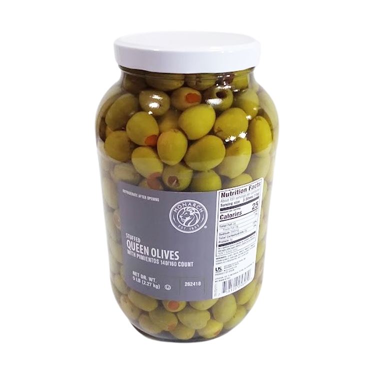 MONARCH OLIVE, GREEN QUEEN STUFFED WITH PIMENTOS
