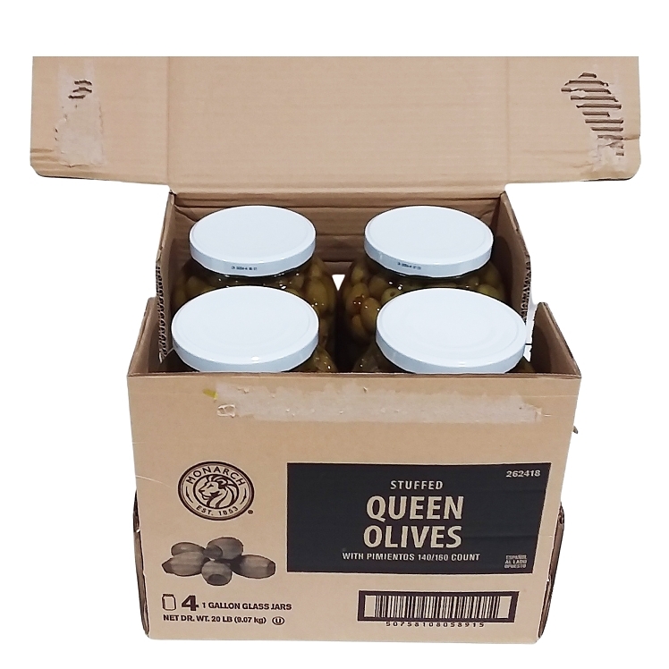 MONARCH OLIVE, GREEN QUEEN STUFFED WITH PIMENTOS