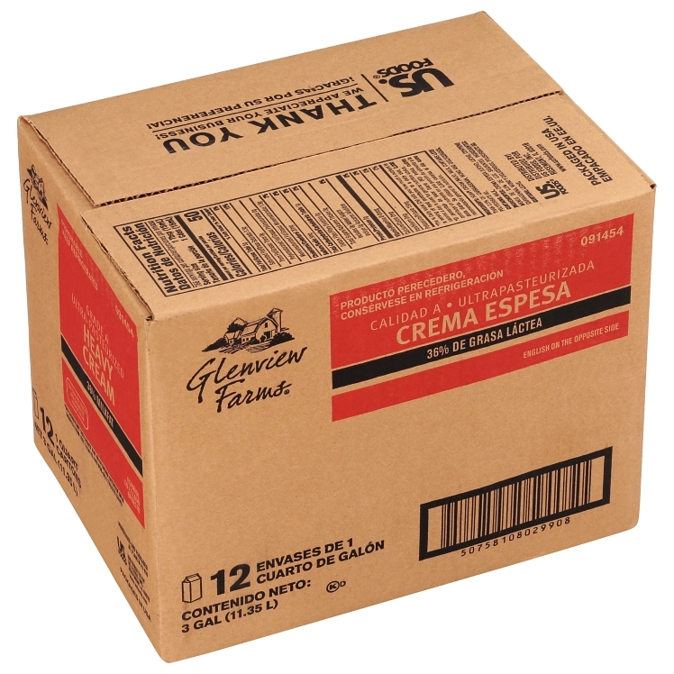 GLENVIEW FARMS HEAVY WHIPPING CREAM 36%