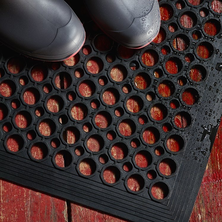 CACTUS MAT RUBBER ANTI FATIGUE MAT 3'X5'