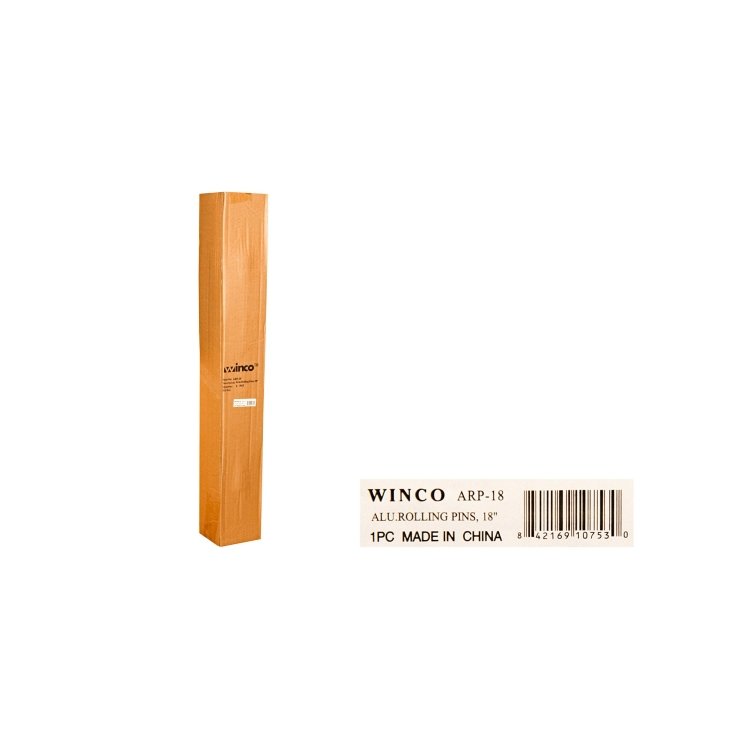 WINCO ALUMINUM ROUND ROLLING PIN 18 INCH