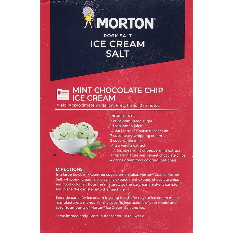 MORTON ICE CREAM SALT