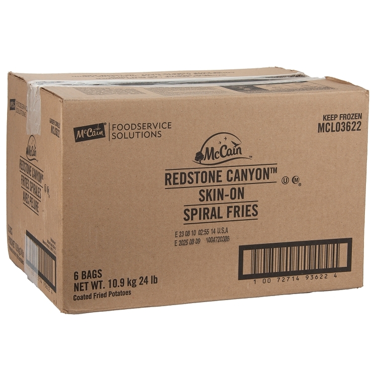 MCCAIN REDSTONE CANYON SKIN ON SPIRAL FRIES