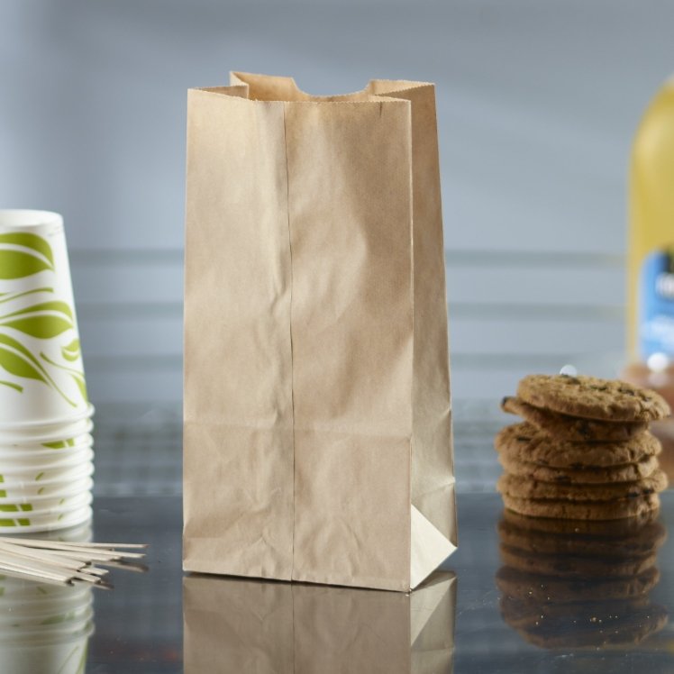 BAG, C-OUT 4 LB PAPR KRAFT BRN