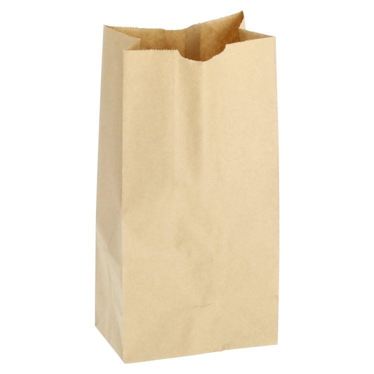 BAG, C-OUT 4 LB PAPR KRAFT BRN